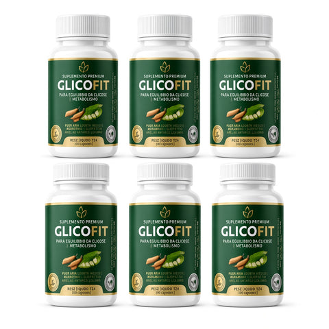 6 Frascos de GlicoFit